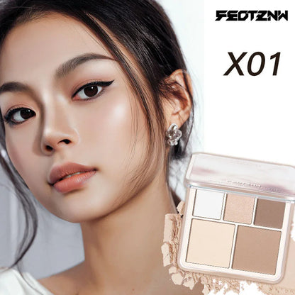 Feotznw Light and Shadow 3D Contusion High Disc Matte Comprehensive five-color Disc Profile and Nose shadow integrated