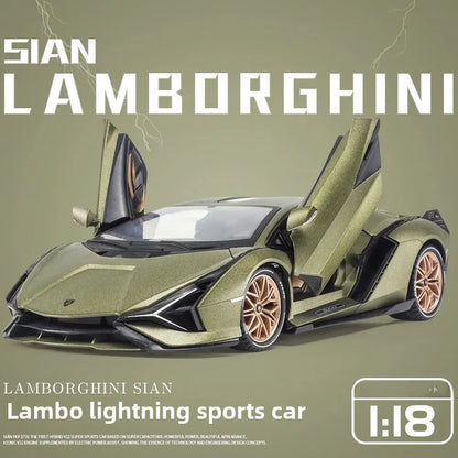 1:18 Scale Luxury Alloy Car Model Fashionable Collectible Vehicle Decoration Blind Box Non-Remote Control Toy from Mainland Chin