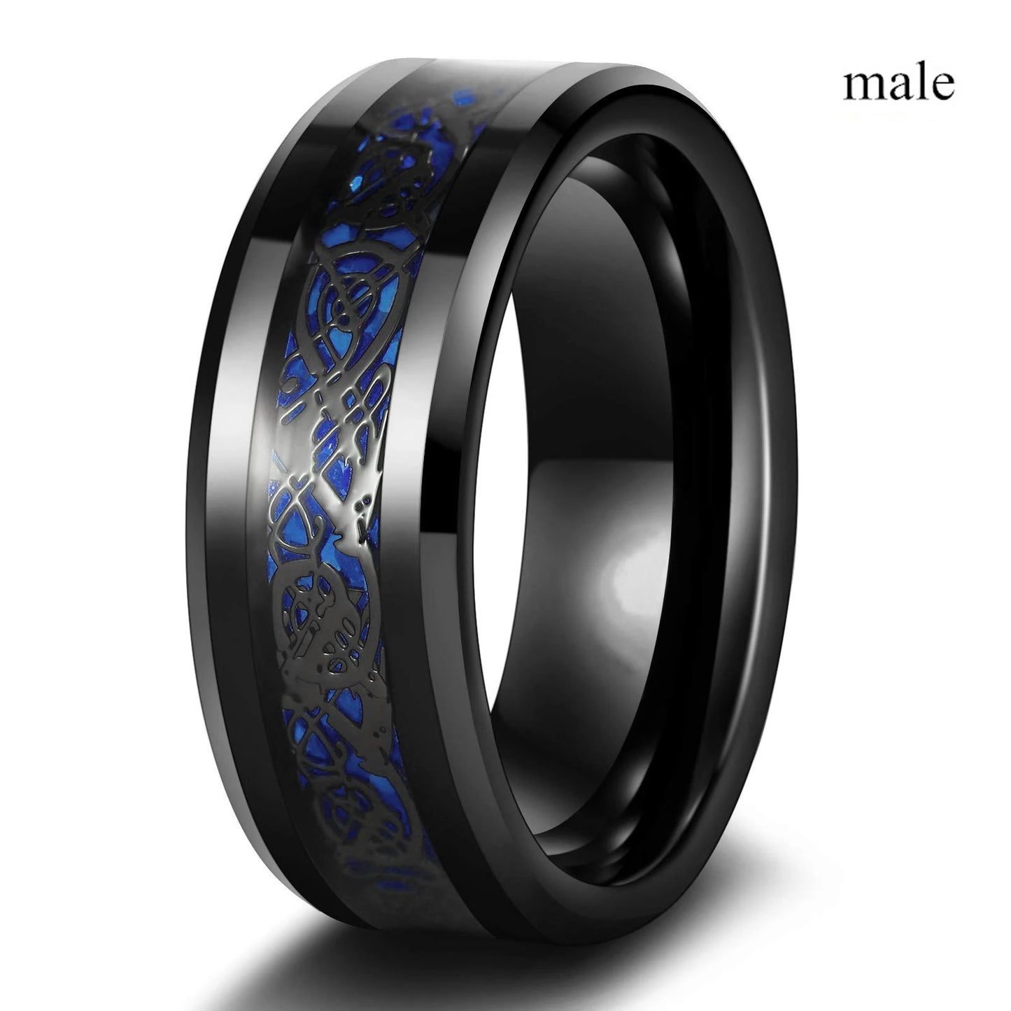 Fashion Couple Rings Romantic Women Rhinestones CZ Rings Set Trendy Men Stainless Steel Zircon Stone Rings Wedding Band Jewelry