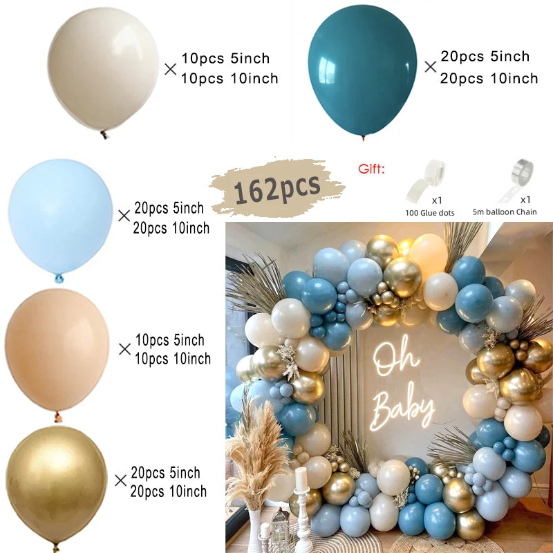 Beige Cream White Boho Balloon Garland Arch Kit Sand White Engagement Wedding Birthday Party Baby Shower Decoration Balloons