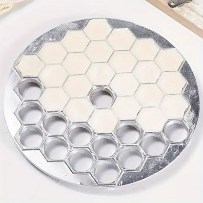 Aluminum Dumpling Maker Tool | 37-Hole Ravioli Press for Homemade Pasta & Meat Fillings | Multi-Use Pastry Mold Kitchen Gadget