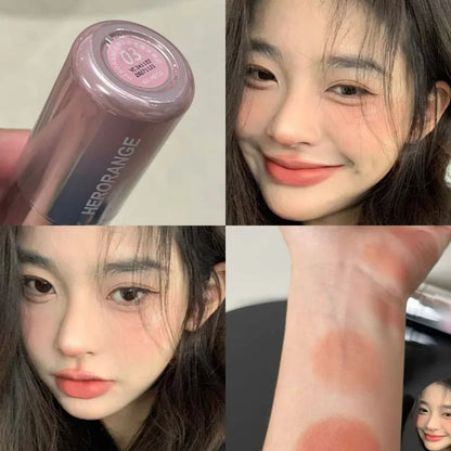 Gentle Korean Liquid Powder Blusher Faceplate Waterproof Facial Shadow Highlight Nose Lasting Brightening Rouge Student Girl