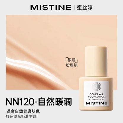 Mistine Liquid Foundation Matte Oil-control Longlasting Waterproof Sweatproof Primer High Concealer Mineral  Makeup Base 30ml