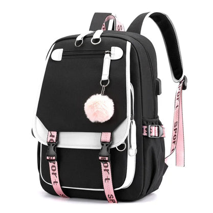 Large Laptop Backpack High Quality Versatile Schoolbag for Middle School College Teenagers Stylish Student Travel Daybag