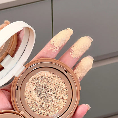 Korean Plush Bear Hydrating Air Cushion BB Cream Concealer Moisturizing Lasting Moisturizing No Stuck Waterproof and Sweat-proof