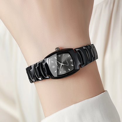 Elegant Women Watches Fashion Square Analog Quartz Watch For Ladies Wristwatch Clock Reloj Mujer（Without Box）