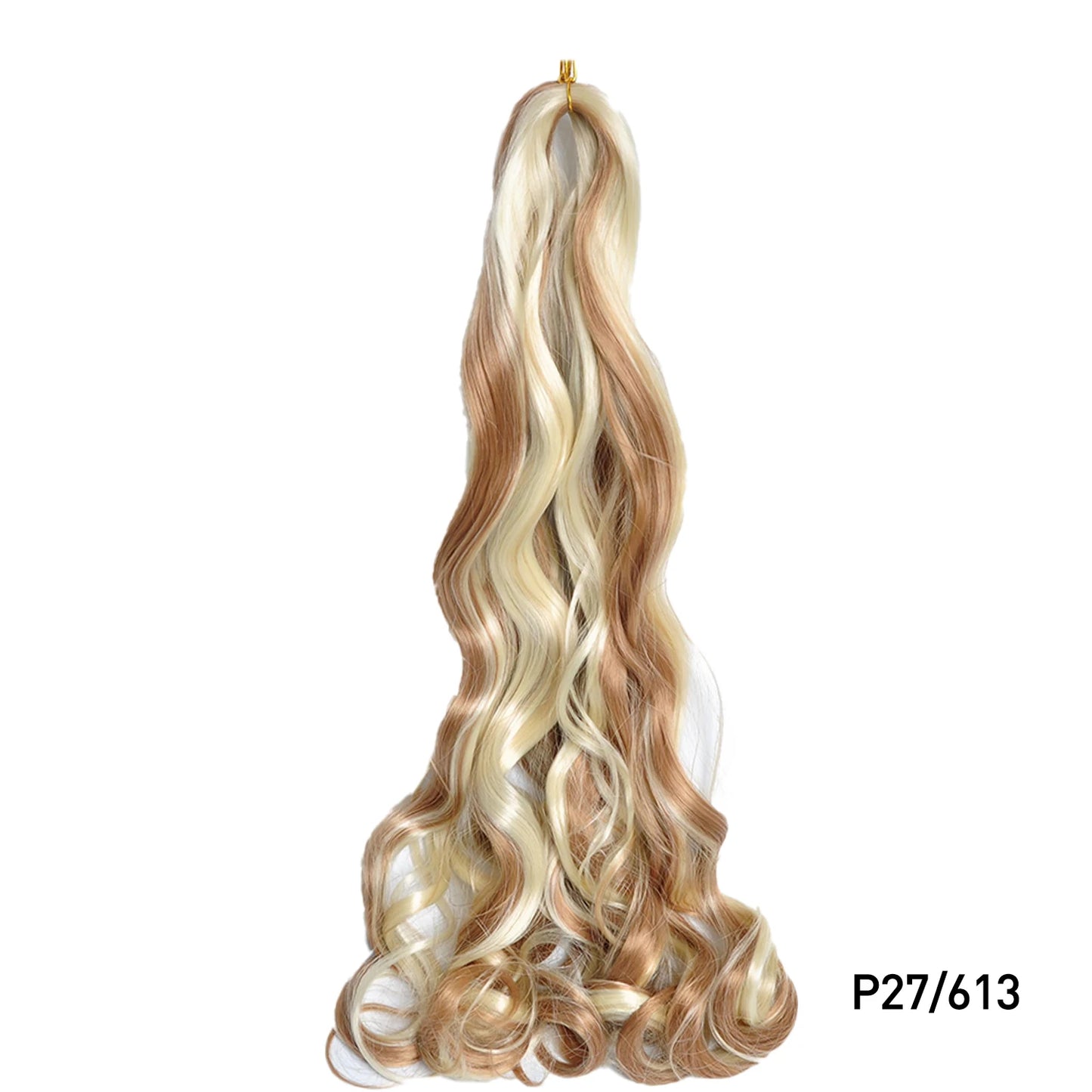 Loose Wave Spiral Curl Braids Synthetic Hair French Curls Braiding Hair Extensions High Temperature Ombre Pre Stretched Hair
