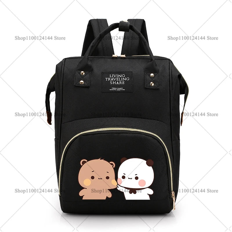 Bubu Dudu Backpack Bag Mummy Yier Bear Panda Bag Mom Baby Multi-function Waterproof Outdoor Travel Diaper Bags for Baby Care