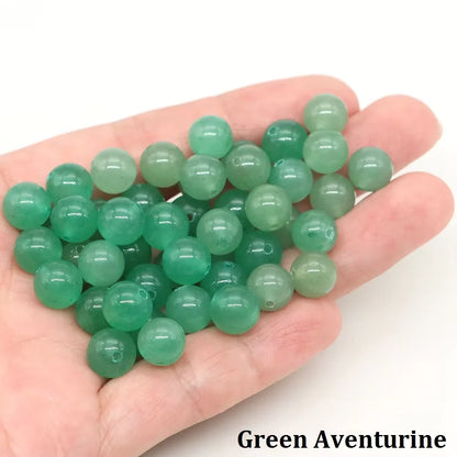 4 6 8 10mm Natural Black Tourmaline Beads Round Smooth Loose Stone Bead For Jewelry Making Diy Bracelet Necklace Accessories