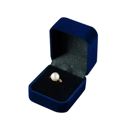 Jewelry Ring Display Case Earring Storage Organizer Square Lid Jewelry Packaging Open Box Gift