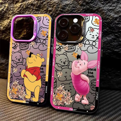 Disney Winnie The Pooh Phone Case for Apple iPhone 16 15 Pro Max 13 14 Plus 12 11 Pro plus  Matte