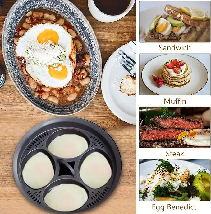 4/5/6 in1 Egg Boiler Thermomix TM5 TM6 TM31 Eggs Poachers Eggs Cooker Tool Eggs Steamer Mold Kitchen Baking Mould Cooking Utens