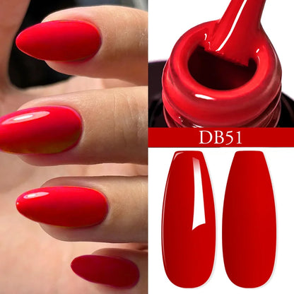 Mtssii 6ML Chocolate Color Gel Nail Polish Brown Semi Permanent UV Gel Autumn Winter Popular Soak Off Nail Art Gel Varnishes