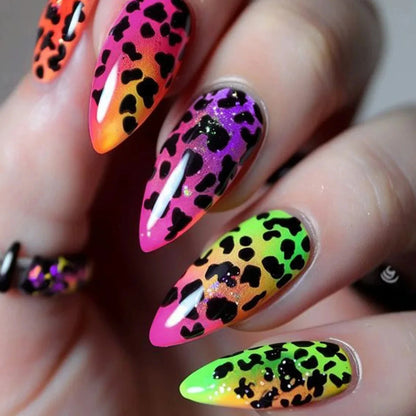 French Tip Press on Nails Long Coffin False Nails Press ons Acrylic Glue on Nails Full Cover False Nails Wearable Fake Nails Set