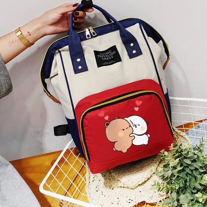 Bubu Dudu Backpack Bag Mummy Yier Bear Panda Bag Mom Baby Multi-function Waterproof Outdoor Travel Diaper Bags for Baby Care