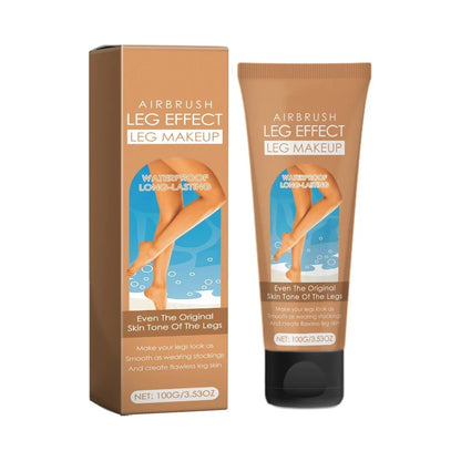 High Quality Waterproof Leg Makeup Long Lasting Anti-Transfer Liquid Foundation Even Skin Tone Body Tanning Cream Body Makeup
