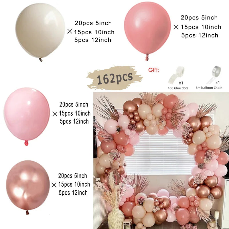 Beige Cream White Boho Balloon Garland Arch Kit Sand White Engagement Wedding Birthday Party Baby Shower Decoration Balloons