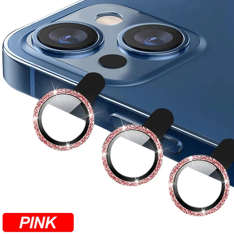 Camera Lens Protector For iPhone 17 Pro Max 17Air 17Pro 15 16 Pro Max Diamond Metal Protective Glass For iPhone 14 15 Plus Lens