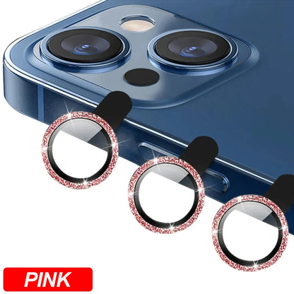 Camera Lens Protector For iPhone 17 Pro Max 17Air 17Pro 15 16 Pro Max Diamond Metal Protective Glass For iPhone 14 15 Plus Lens