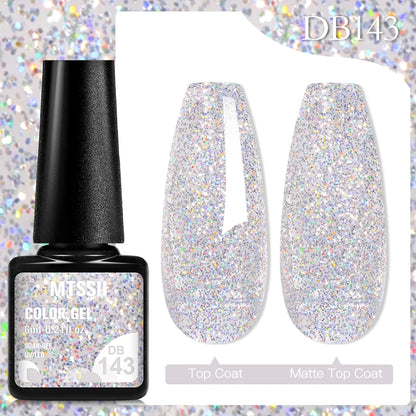 Mtssii 6ML Chocolate Color Gel Nail Polish Brown Semi Permanent UV Gel Autumn Winter Popular Soak Off Nail Art Gel Varnishes