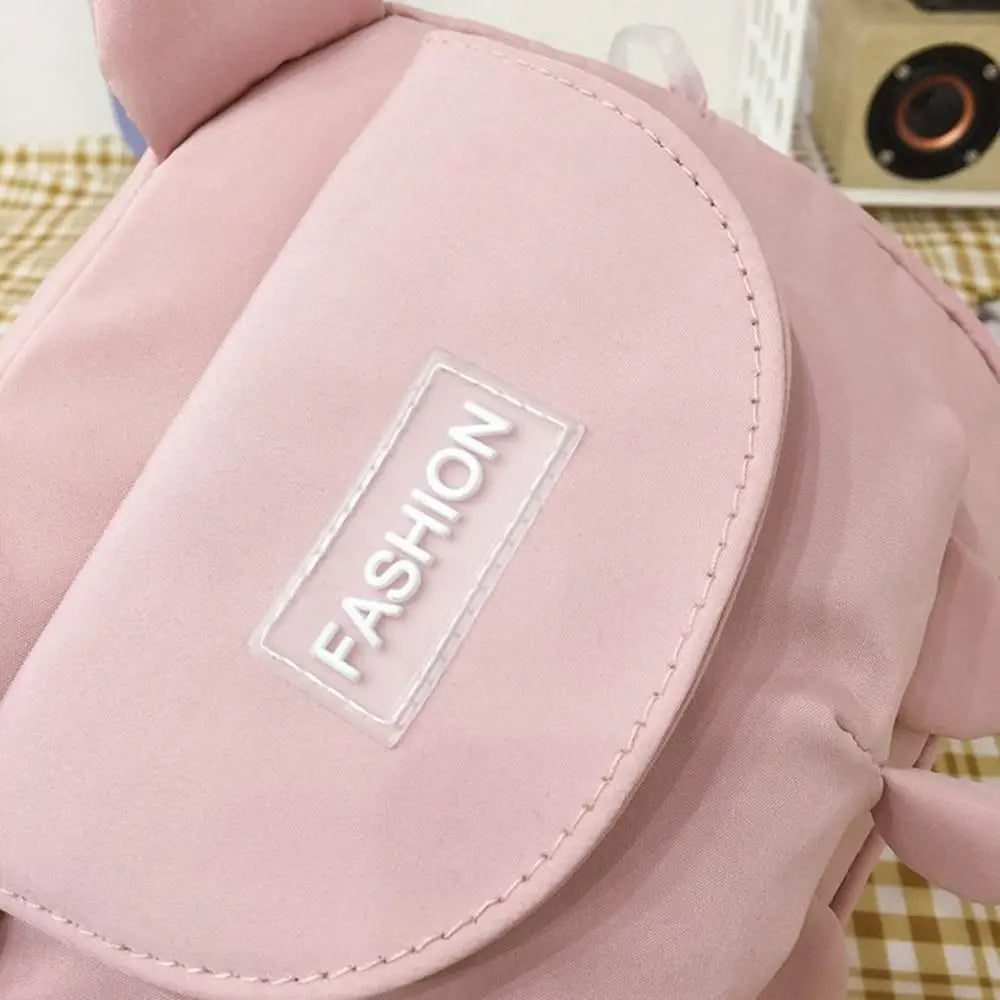 Japanese Style Small Bag Female Fashion Wild Cute Messenger Kitty Bag ins Korean Student Canvas Shoulder Bag Mobile Phone Pouch