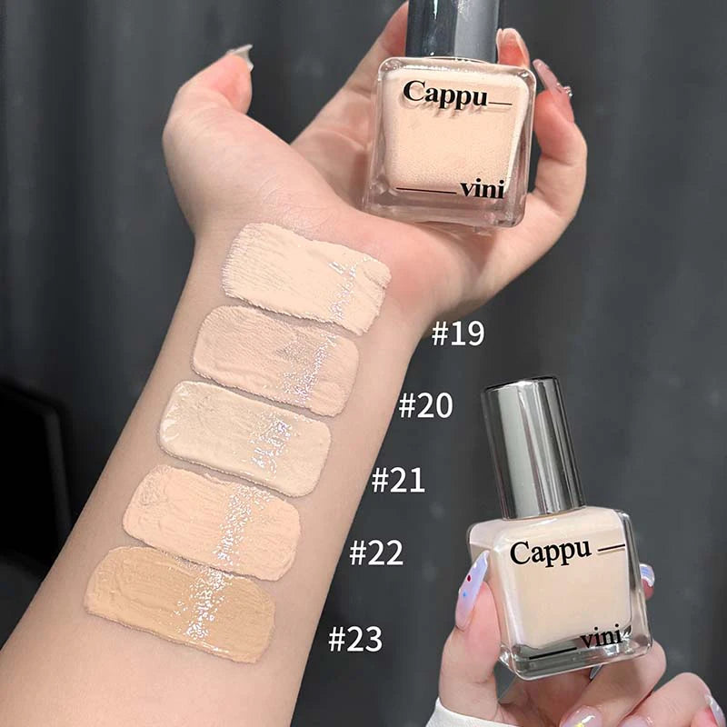 Clear Liquid Foundation Oil Control Moisturizing Full Coverage Concealer Long-lasting Waterproof Nourishing Brightening Makeup