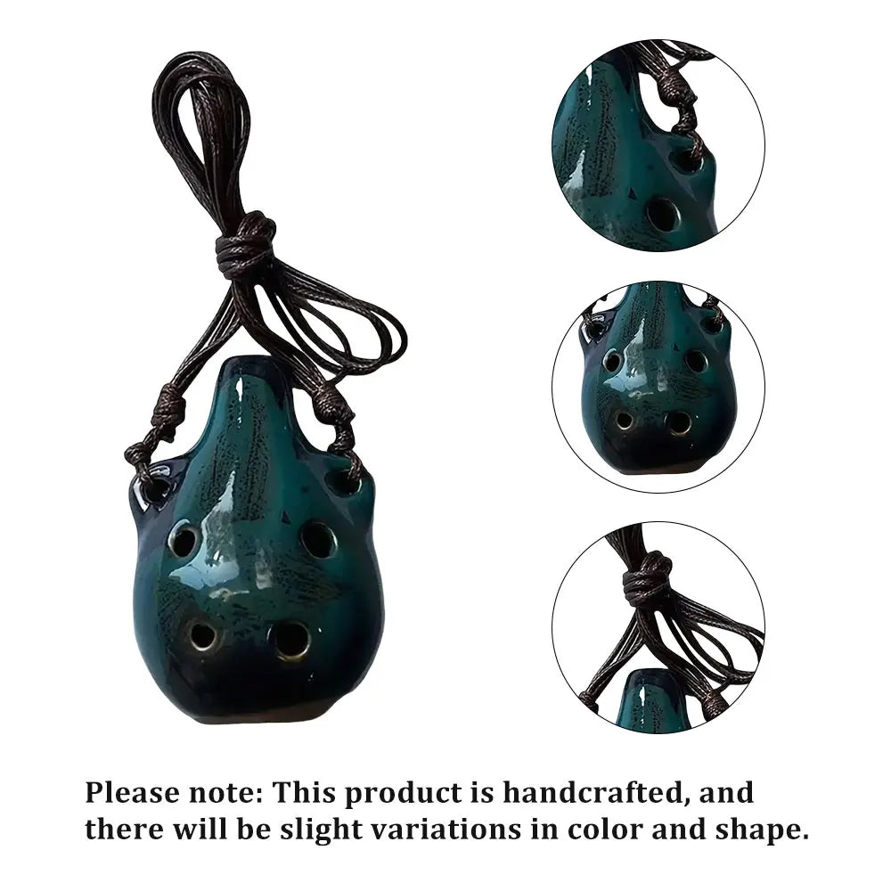 6 Hole Ceramic Mini Ocarina Ceramic Crafts Musical Instruments