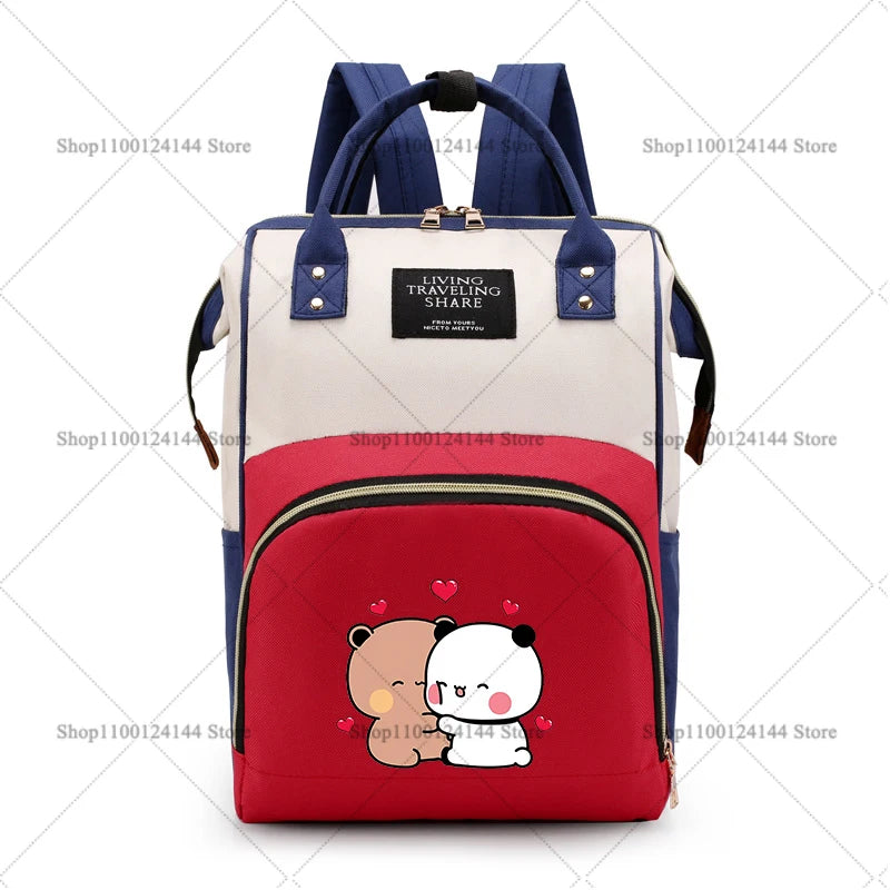 Bubu Dudu Backpack Bag Mummy Yier Bear Panda Bag Mom Baby Multi-function Waterproof Outdoor Travel Diaper Bags for Baby Care
