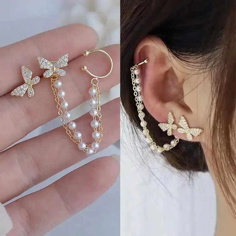 925 Silver Needle Korean Fashion Long Chain Tassel Earrings For Women Metal Earing Jewelry 2026 Trending Women's Drop Earrings