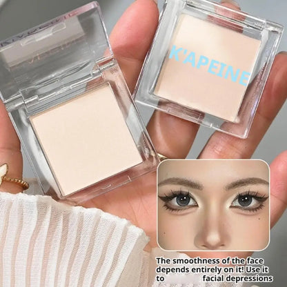 Matte White, Black With Subtle Sparkle, Brightening Eyeshadow Tray For Long-Lasting, Delicate Makeup, As A Highlight Cosmetics