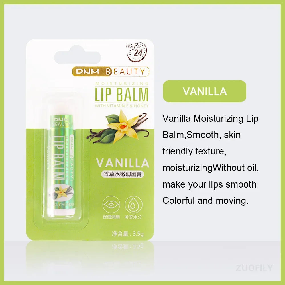 Fresh Fruit Lip Balm Lip Oil Moisturizing Clear Transparent Lipstick Long Lasting Hydrating Lipgloss Cosmetic Lip Gloss Base Gel