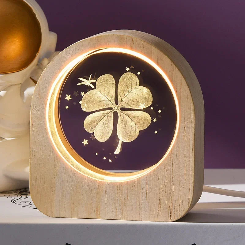 3D Crystal Glass Craft Decoration Laser Engraved Solar System astronomy Valentine's Day gift Birthday Gift Desktop Decoration