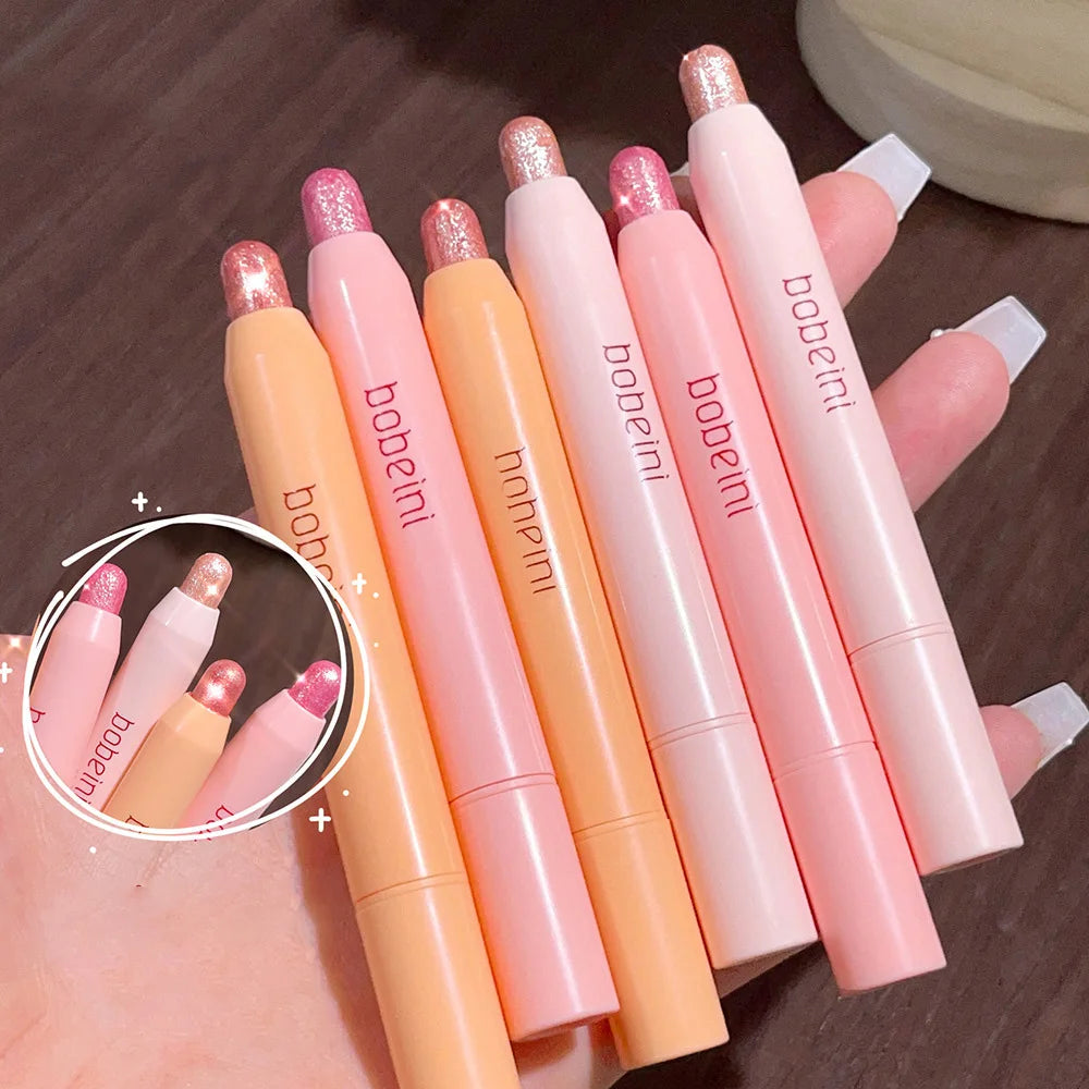 Teardrop Starry Sky Under-eye Shadow Pencil, Non-smudging Pearl Shimmer Contouring Eye Shadow Pencil, Highlighter Stick Makeup