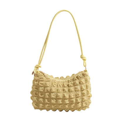 Fashion Vintage Women Subaxillary Bag Texture Shoulder Crossbody Bags Retro Female Shopping Underarm Handbag Totes
