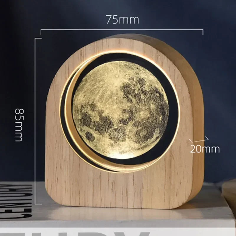 3D Crystal Glass Craft Decoration Laser Engraved Solar System astronomy Valentine's Day gift Birthday Gift Desktop Decoration