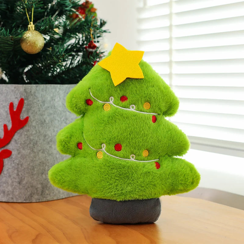 Hot Selling New Products  Cute Santa Claus Plush Toys  Christmas Trees  Snowmen  Deer, Girls' Christmas Ornaments Gifts In Stok