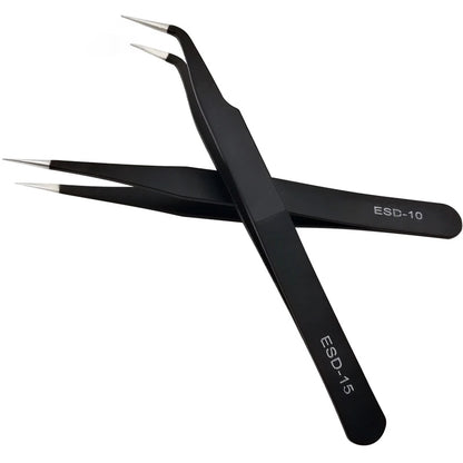 Eyelash extension tweezers beauty makeup tools for lashes building matte eye lashes tweezers false eyelashes tools