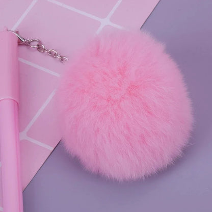 1pc Beautiful Pink Flamingo Gel Pen Plush Swan Pens for School Writing Girl Gifts Kawaii Neutral Office Supplies Stationery