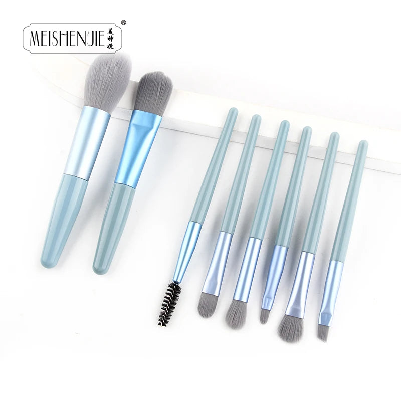 MEISHENJIE 5/8 PCS Makeup Brushes Set Eye Shadow Foundation Women Cosmetic Brush Eyeshadow Blush Beauty Soft Make up Tools Brush