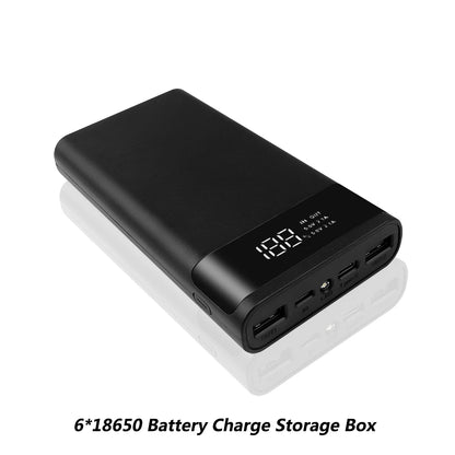 DIY 18650 Power Bank Case External 5V USB Type C Battery Charge Storage Box Shell Without Battery For iPhone Xiaomi Huawei