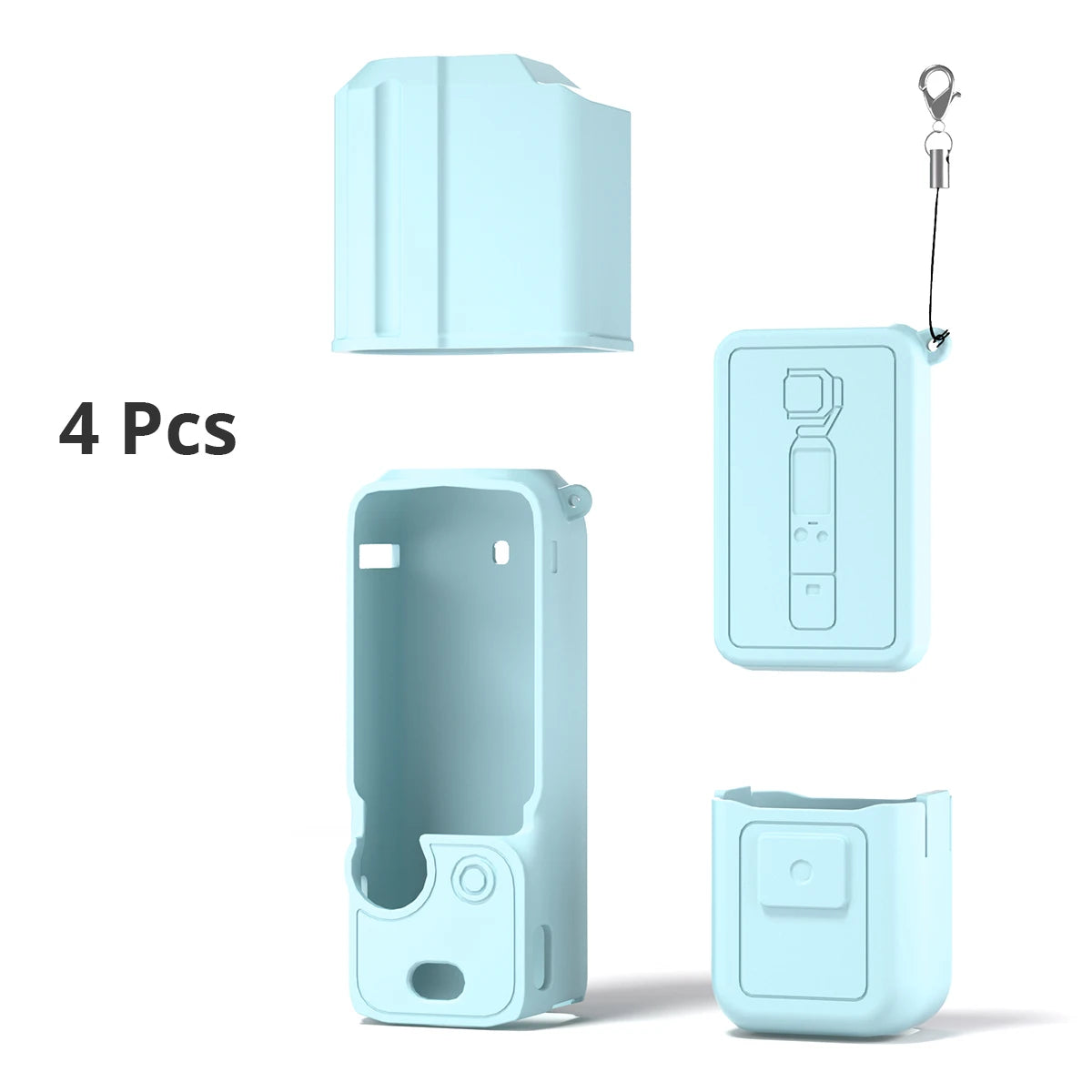 Silicone Case for DJI OSMO Pocket 3 Protective Cover Pocket3 dji Accessories Quality Material case for Osmo Pocket 3