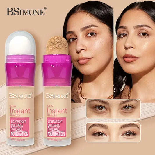 1Pc BSIMONE Matte Liquid Foundation Sponge Applicator – Oil-Control, Long-Lasting, Waterproof BB Cream For Brightening