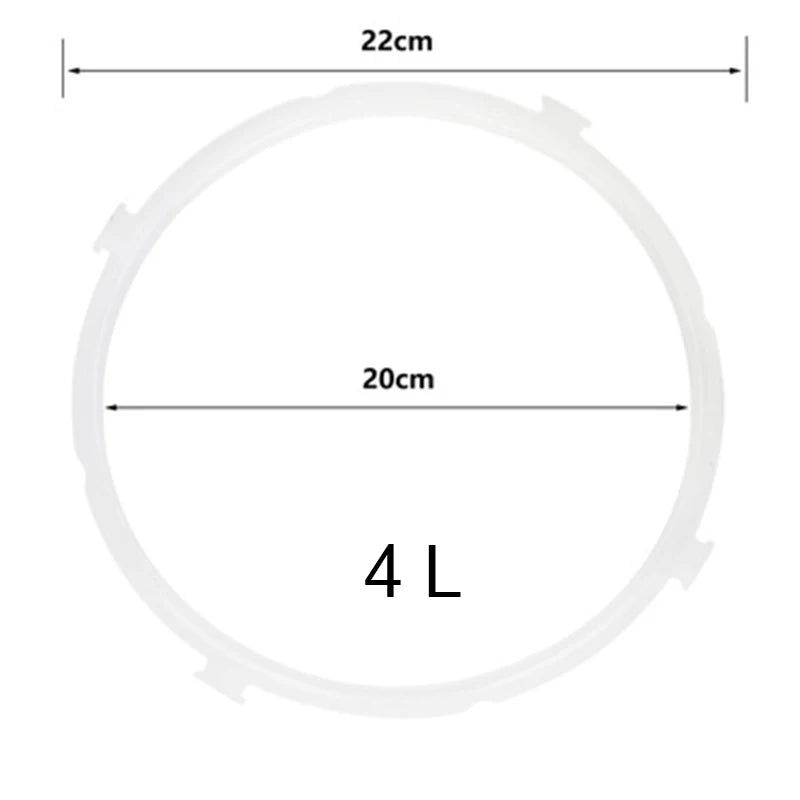 Practical 4L/5-6L Replacement Silicone Gasket Part Sealing Ring For Kitchen Electric Pressure Cooker Tools #252769