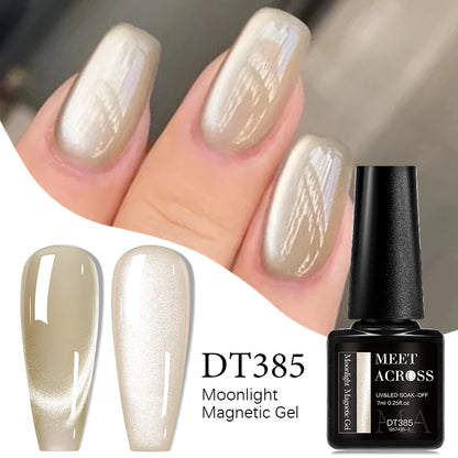 7ml Red Series Cat Magnetic Gel Nail Polish Sparkle Glitter Semi Permanent Nail Art UV Gel Varnish Manicure For Valentines Nails
