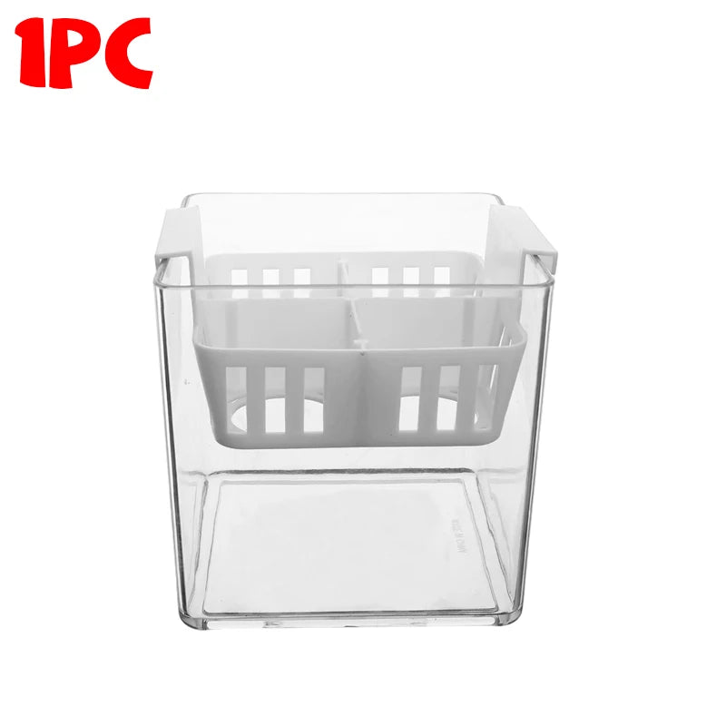 1/3x Four Grid Flower Pot for Hydroponic Tulips Acrylic Breathable Hydroponic Containers for Indoor Gardening Planting Container