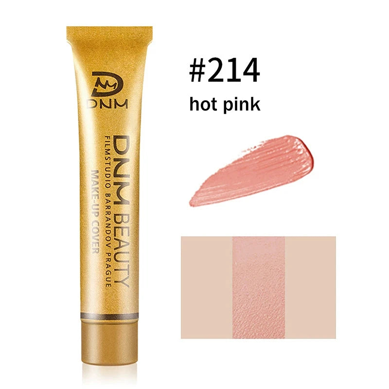 Full Skin Concealer Foundation Cream Face Professional Blemish Cover Dark Spot Tattoo Contour Makeup Liquid Concealer Cosmetic