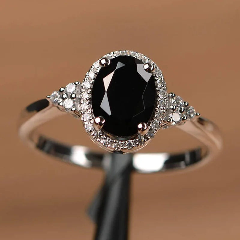 Silver plated Rings for Women Ruby Emerald Sapphire Jewelry Wedding Engagement Ring Wholesale Size 6-10