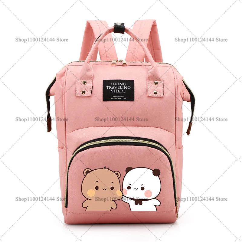 Bubu Dudu Backpack Bag Mummy Yier Bear Panda Bag Mom Baby Multi-function Waterproof Outdoor Travel Diaper Bags for Baby Care