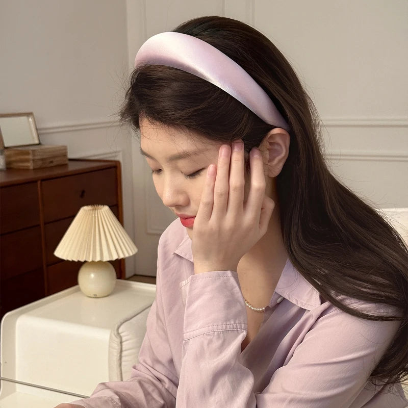 Wide Headbands for Women Purple Hair Hoop Hairbands Girls Female Fashion Hair Band Headband Hair Accessories Headdress Headwear