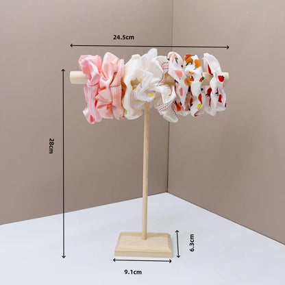 New T-bar Jewelry Chain Hairband Watch Necklace Bracelet Display Stand Rack Holder Fashion Woman Colors Gold Size Style